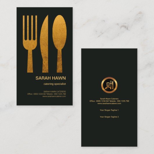 Vorzüglicher Visitenkarte (Vorne/Hinten)