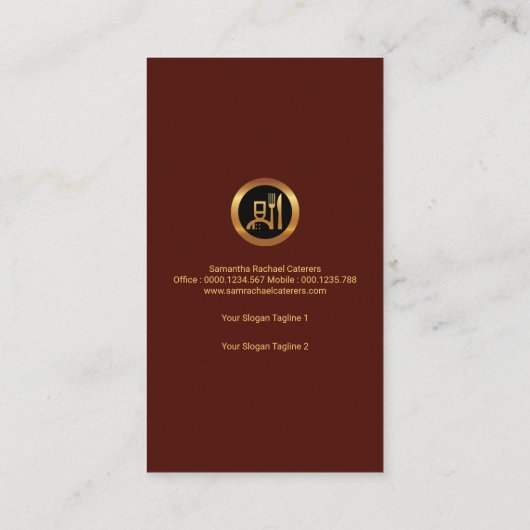 Vorzügliches einfaches visitenkarte (Rückseite)