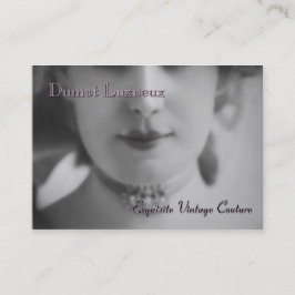 Vorzügliches Vintages Visitenkarte