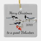 Vorzugspreis für Weihnachten Keramikornament (Vorderseite)