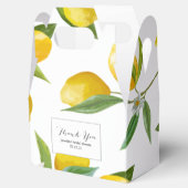 Vorzugssymbol für Brautparty mit Zitronenmotiv Geschenkschachtel (Geöffnet)