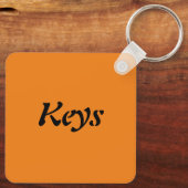 Vos, Fox, PIxel Art, pixelart sleutelhanger  Schlüsselanhänger (Rückseite)