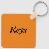 Vos, Fox, PIxel Art, pixelart sleutelhanger  Schlüsselanhänger (Rückseite)