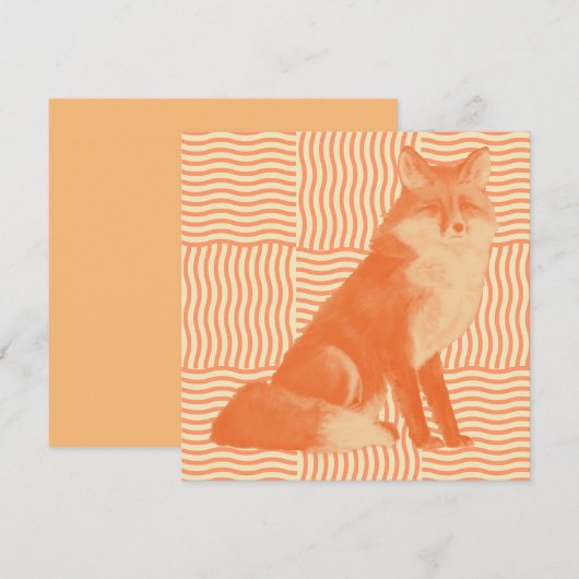 Vos kaart feiertagskarte (Vorne/Hinten)