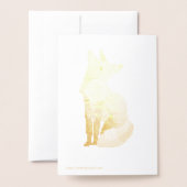 Vos pixelart, Fox, Pixel Art  Folienkarte (Rückseite mit Umschlag)