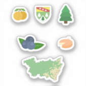 Vosges Stickers Set Aufkleber (Vorderseite)