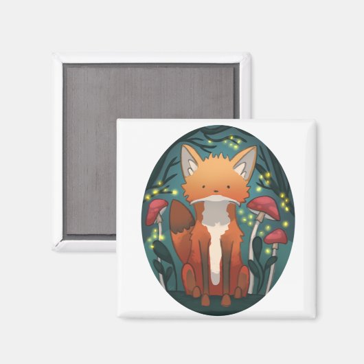 Vosje, Fox,  Magnet (Vorderseite/Rückseite)