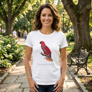 Vosmaer-Edelpapagei, Eclectus roratus vosmaeri T-Shirt