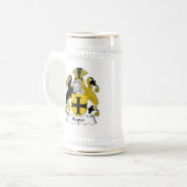 Vosper Familienwappen Bierglas (Vorderseite Links)