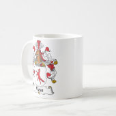 Voss-Familienwappen Kaffeetasse (Vorderseite Links)