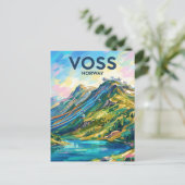 Voss Resort Norwegen Postkarte (Stehend Vorderseite)