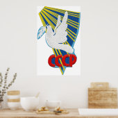 Vostok 6 - 1. Manned Spaceflight Patch Poster (Küche)