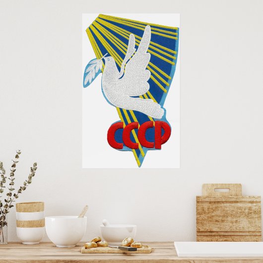 Vostok 6 - 1. Manned Spaceflight Patch Poster (Küche)