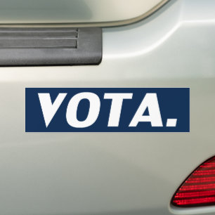 Vota-Abstimmung in der blauen spanischen Marine mo Autoaufkleber