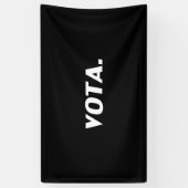 Vota-Abstimmung in der Schwarz-weißen modernen spa Banner (Vertikal)