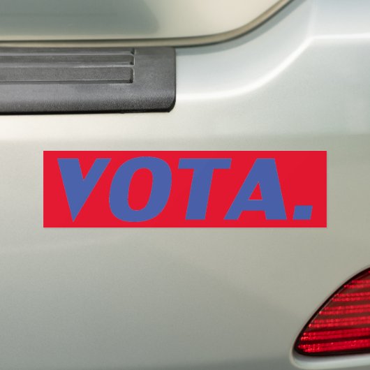 Vota-Abstimmung in spanisch-blau-rot-moderner Poli Autoaufkleber (Auf Auto)