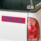 Vota-Abstimmung in spanisch-blau-rot-moderner Poli Autoaufkleber (Auf Lkw)