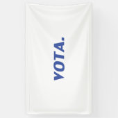 Vota-Abstimmung in spanisch-blau-weißer moderner P Banner (Vertikal)