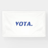 Vota-Abstimmung in spanisch-blau-weißer moderner P Banner (Horizontal)