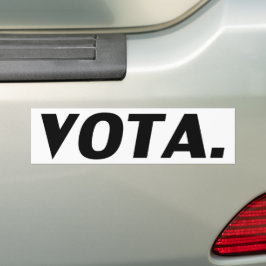Vota-Abstimmung in spanisch-weißem schwarzem, mode Autoaufkleber