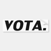 Vota-Abstimmung in spanisch-weißem schwarzem, mode Autoaufkleber (Vorne)