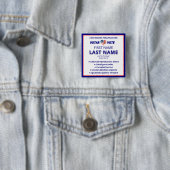 VOTAR STIMME - Spanische Zweisprachige Kampagne Button (Beispiel)