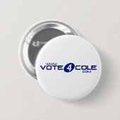 Vote4Cole Knopf Button (Vorne & Hinten)