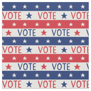 VOTE 2020-US Flagge-Muster Stoff