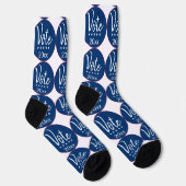 Vote 2026 Election Five Stars Blue Non-Partisan Socken (Rechts)