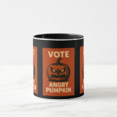 Vote Angry Pumpkin Coffee Tasse (Zentrum)
