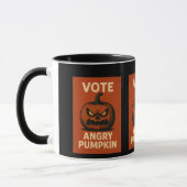 Vote Angry Pumpkin Coffee Tasse (Links)