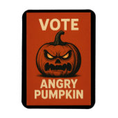 Vote Angry Pumpkin Magnet (Vertikal)