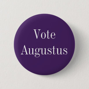 Vote Augustus - römischer Kaiser Button