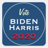 Vote Biden Harris 2020 Kampagne Stickers (Vorderseite)
