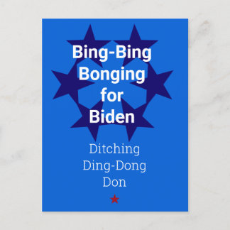 Vote Biden Trump Wahl Postcard Postkarte