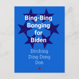 Vote Biden Trump Wahl Postcard Postkarte