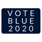 Vote Blue 2020 Biden Harris USA Simple Minimal Magnet (Horizontal)