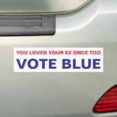VOTE BLUE AUTOAUFKLEBER (Auf Auto)