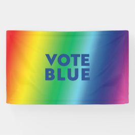 Vote Blue, Biden Blue Buchstaben Stolz lgbtq lgbt Banner