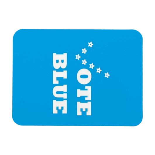 Vote Blue - Foto Magnet (Horizontal)