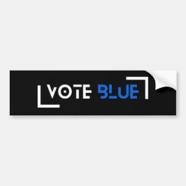Vote Blue individuell einstellbar Autoaufkleber