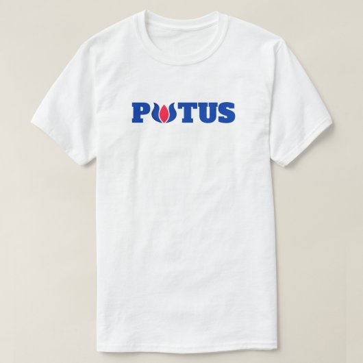 Vote Blue Lotus für POTUS Harris T - Shirt (Design vorne)
