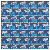 Vote Blue No Materie Wer Stoff (Muster)
