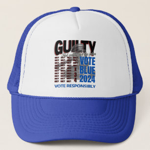 Vote Blue Not for Felon Truckerkappe