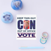 Vote Blue Resist 2024 Flyer des Präsidenten (Einzeln)