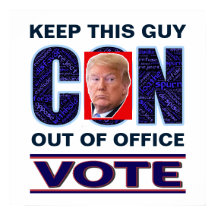 Vote Blue Resist 2024 Presidential Value Poster