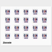 Vote Blue Resist 2024 Runde Stickers des Präsident (Blatt)