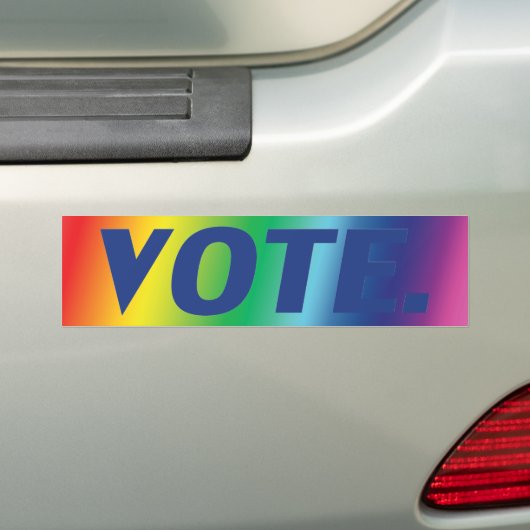 Vote Blue Stolz Regenbogenfarben Auto Autoaufklebe Autoaufkleber (Auf Auto)