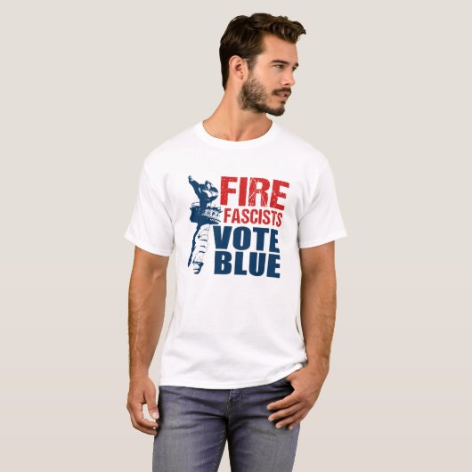 Vote Blue T-Shirt (Vorne ganz)