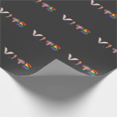 VOTE Bücher Uterus LGBT Kamala Harris Walz Wahl Geschenkpapier (Ecke)